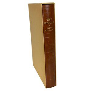 The Jungle by Upton Sinclair Heritage Press 1965 Brown Embossed HC Slipcase